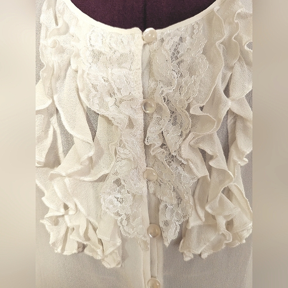 100% Silk Tristan Blouse, Small, EUC - Picture 3 of 7